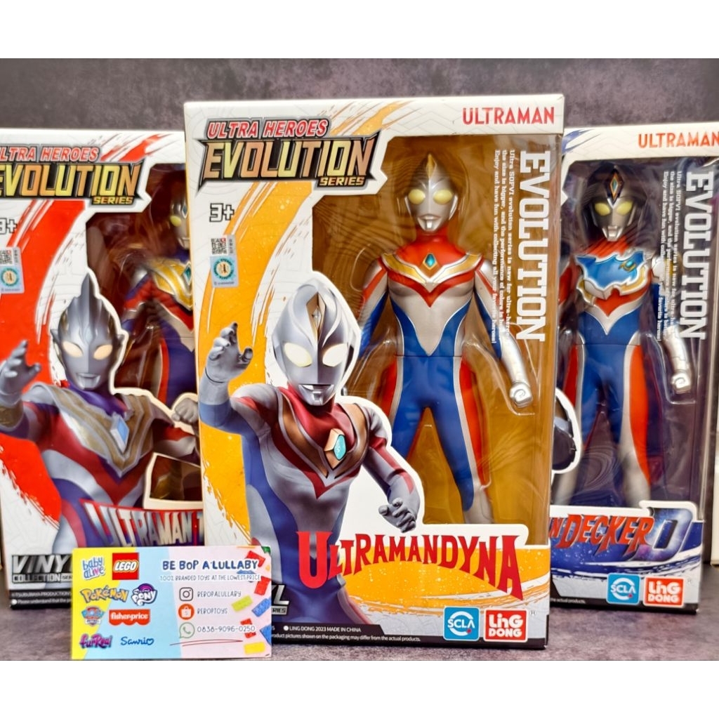 [100% ORIGINAL] ULTRAMAN ORIGINAL TSUBURAYA FIGURE ULTRAMAN DYNA TYGA DECKER BONEKA MAINAN ROBOT ULT
