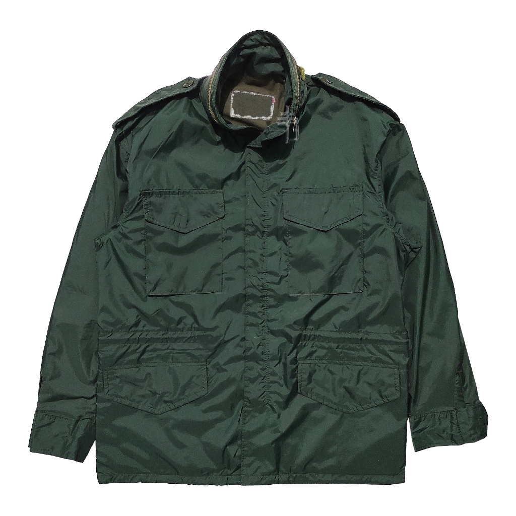 Vintage Thai Surplus M65 Field Jacket Olive Parka Nylon Military Utility Coat