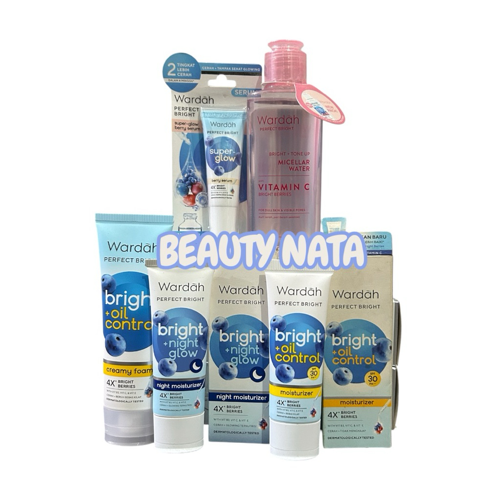 Paket Skincare Wardah PERFECT BRIGHT OIL CONTROL Serum Kecil Original