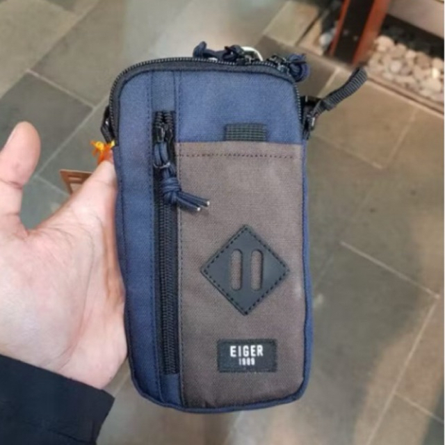 Hanging Wallet Tas Gantung Pria - Model Navy, Desain Elegan dan Praktis EIGER ORI