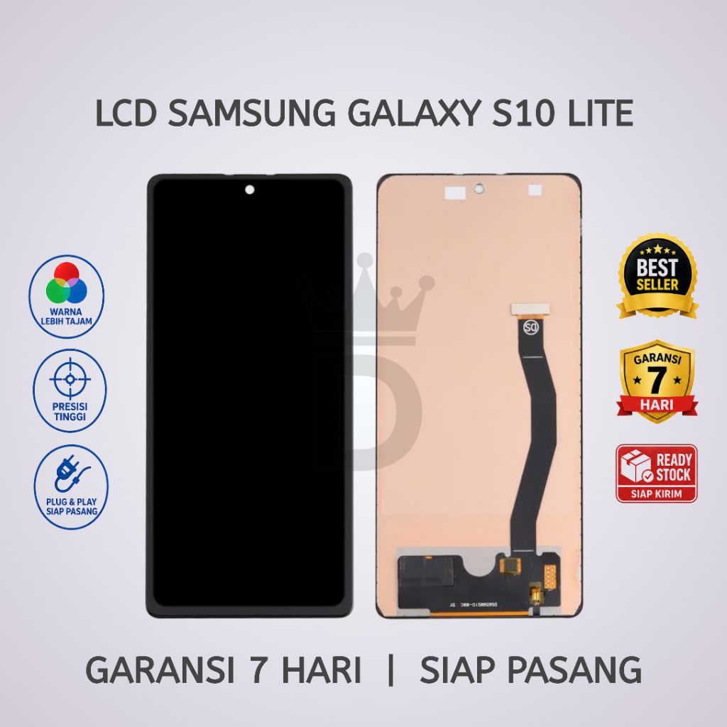 LCD TOUCHSCREEN SAMSUNG S10 LITE FULLSET