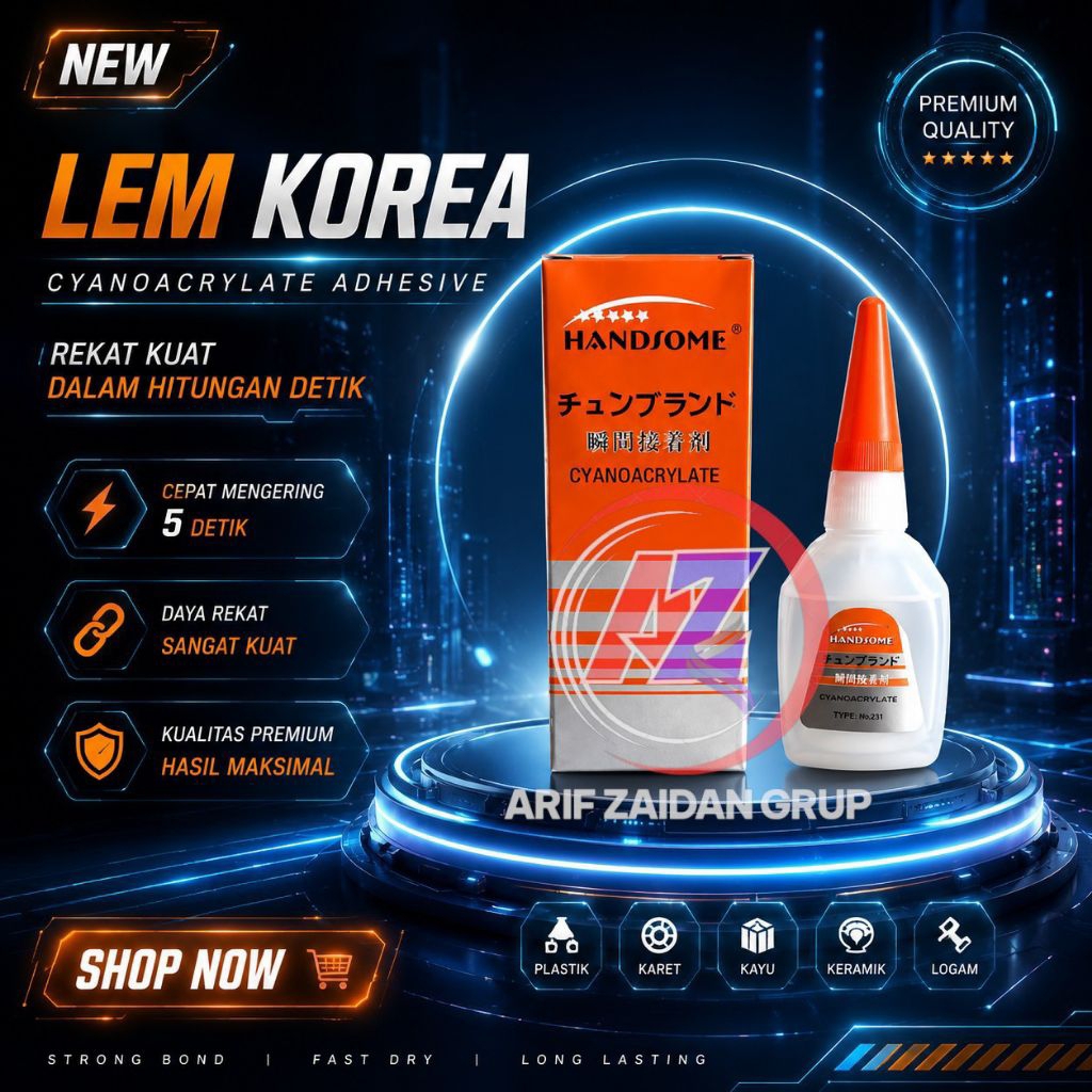 Lem Korea Super  HANDSOME Lem Korea Tetes Lem Korea Original