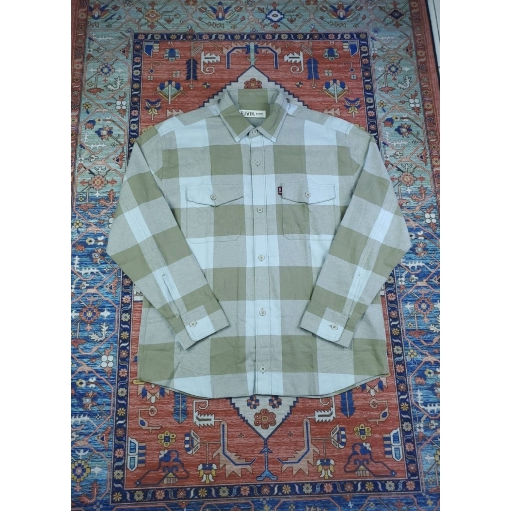 Kemeja Flanel Edwin EDW001