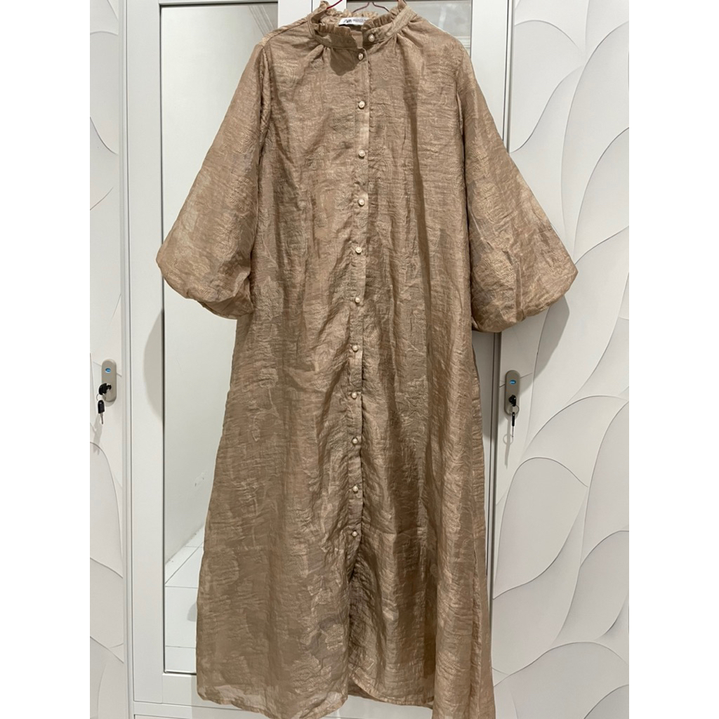 ORI Gamis Zara Tencel Embroidery Tangan Balon