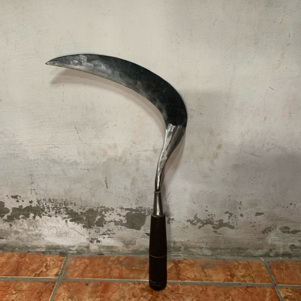 Arit Pemotong Rumput dan Panen Padi - Baja Isen Hitam
