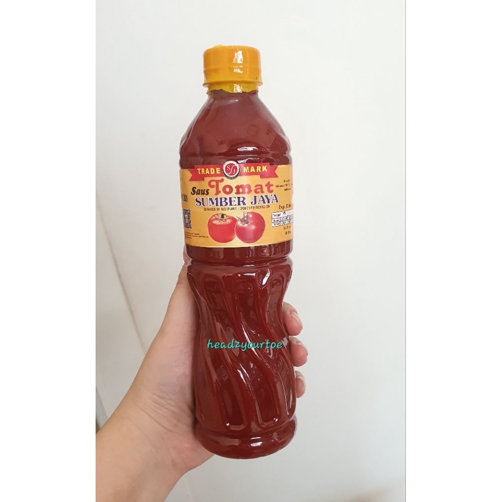 Saos Tomat Sumber Jaya 600ml Asli Makassar