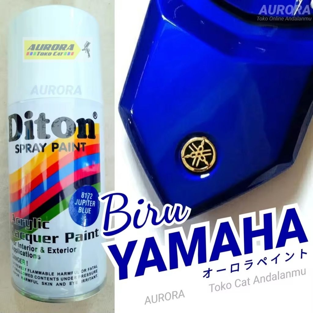 Cat Biru Yamaha Diton Jupiter Blue 8172 - 300ml