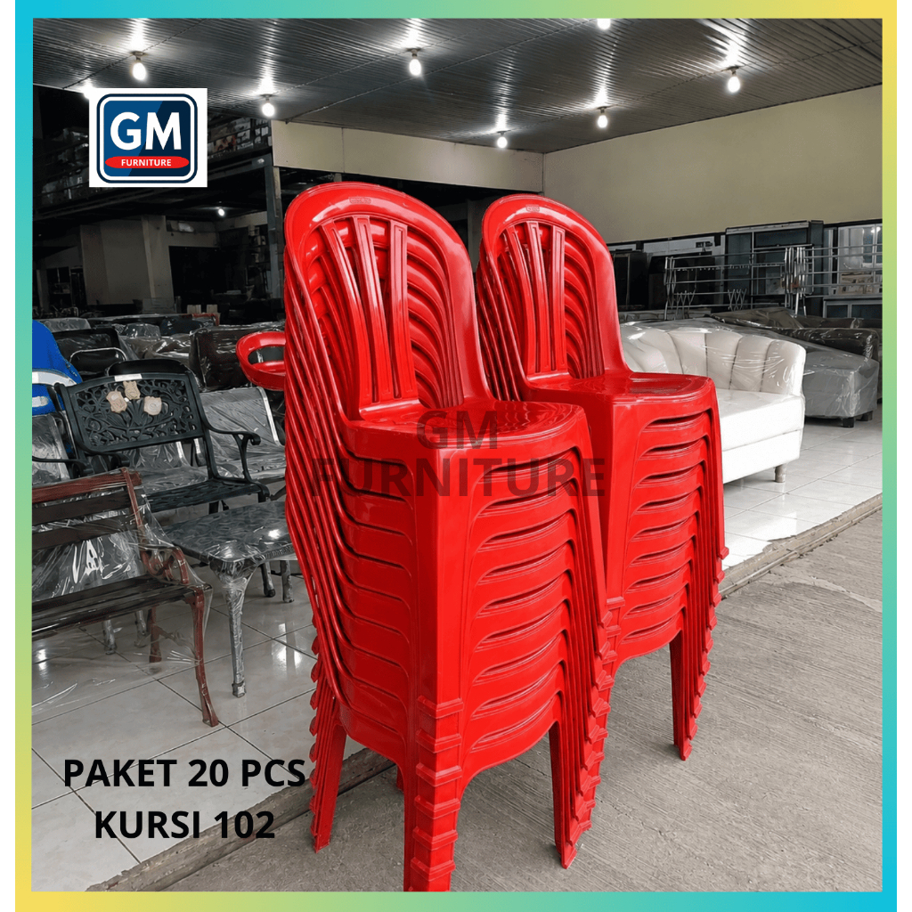PAKET 20 KURSI PLASTIK NAPOLLY BIG 102