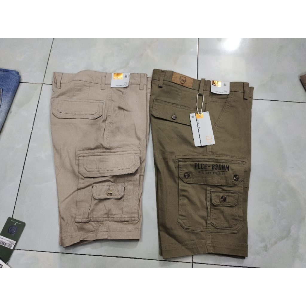Pendek Cargo Police Denim UK 29-32, Softjeans Stretch || 100%Original