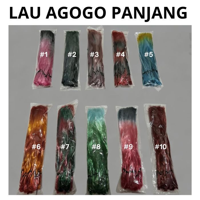 LAU AGOGO PANJANG 24CM / PAK ISI 100PCS AKSESORIS MANCING