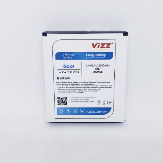 VIZZ Baterai EDC PAX IS524 Batre PAX D210
