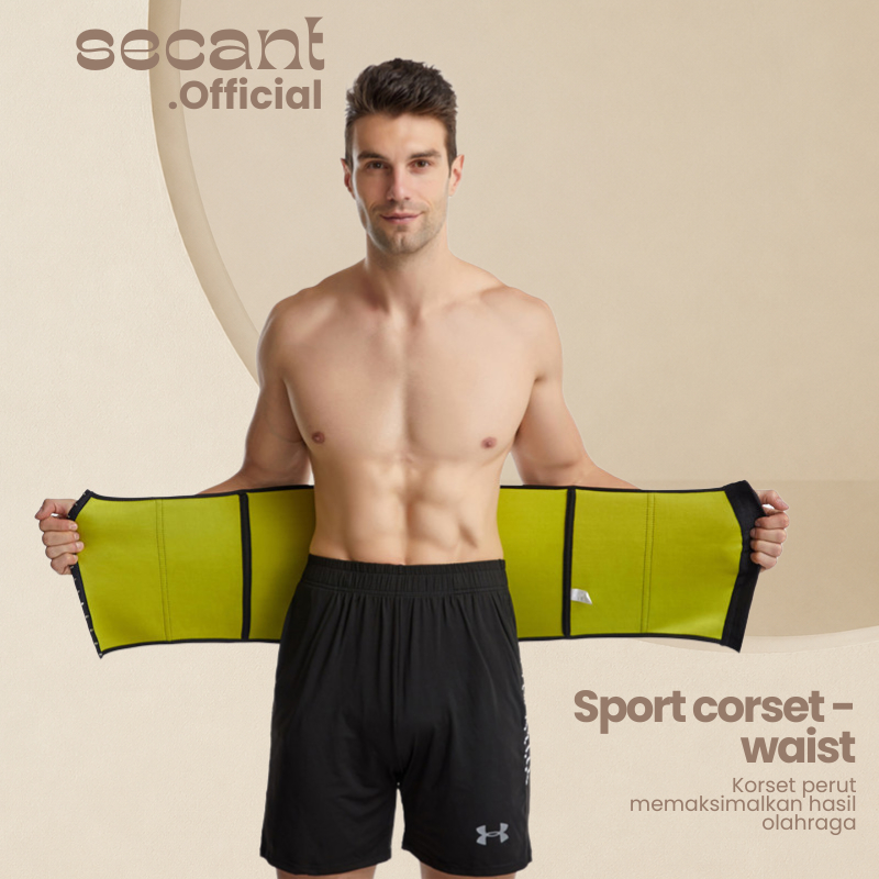 Korset Olahraga Pelangsing Pengecil Perut Buncit Kroset Hot Shaper Waist Cincher Korset Pinggang Hot