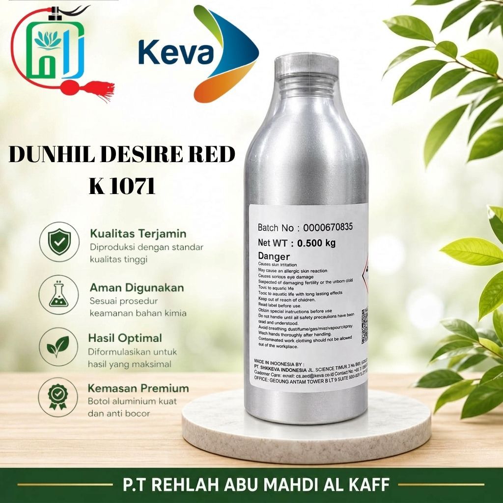bibit parfum || DUNHIL RED K1071 BY KEVA bibit parfum murni kemasan 500gr segel