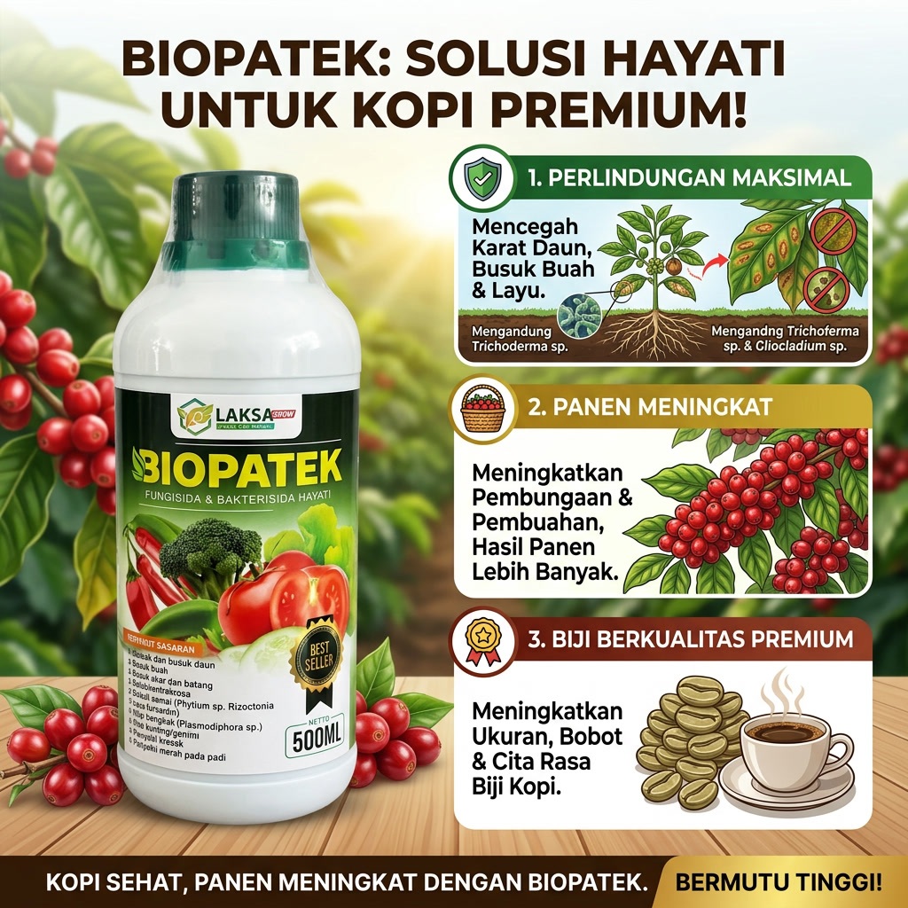 Bio Fungisida Kopi Alami – Lindungi Tanaman dari Penyakit, Hasil Panen Lebih Optimal