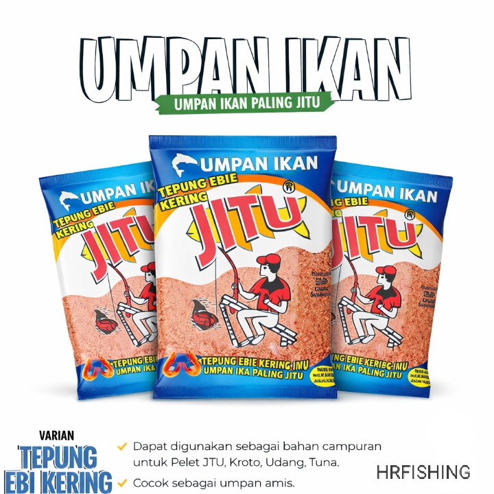 Umpan Pelet Jitu Premium Untuk Campuran Umpan Ikan Mas Dan Ikan Nila isi 5 Bungkus