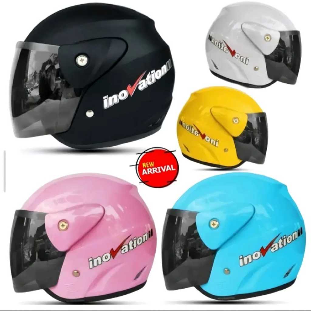 MLA EVOLUTION POLOS Helm halp   pace  pria wanita dewasa yang mirip helm GM helm PREMIUM ORIGINAL SN