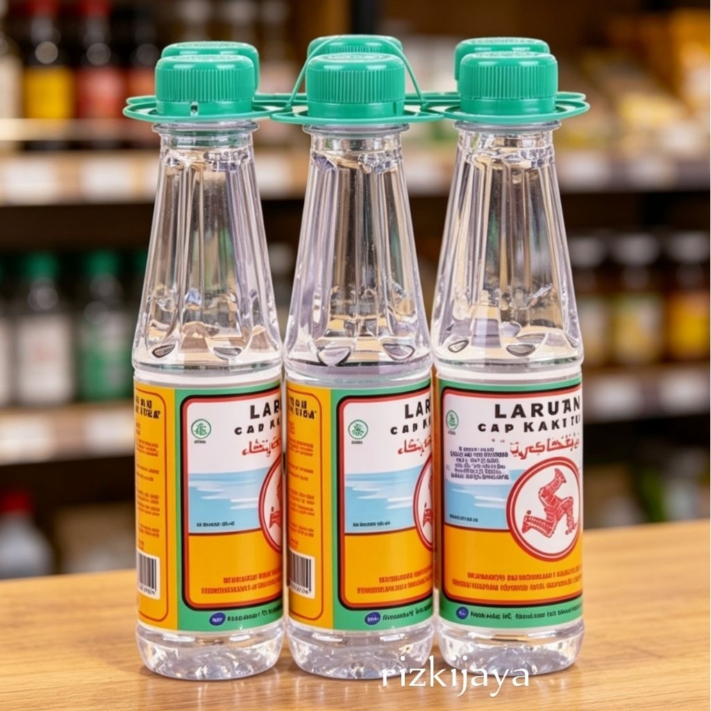 Larutan Cap Kaki Tiga Botol 200 ml 1 slop isi 6