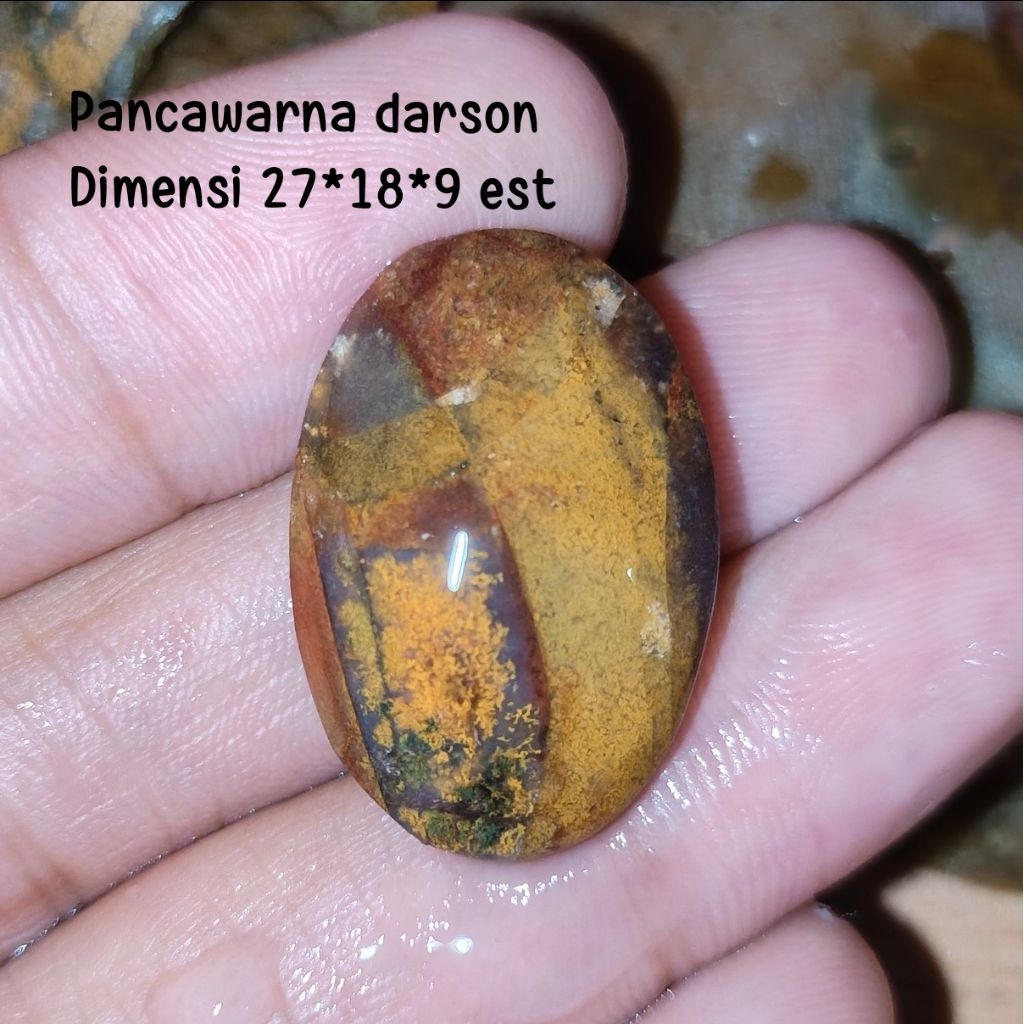 (TERMURAH) Bahan Pola Kasar Batu Akik Pancawarna Garut Darson