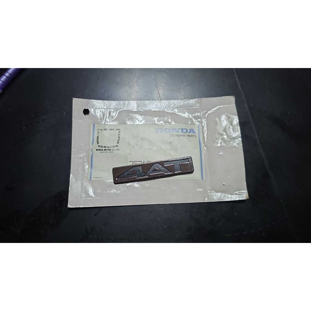 emblem logo bagasi belakang 4AT Honda Grand civic Nouva 1988 1990 1991 Original