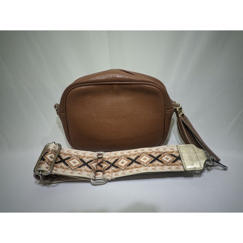 Vera pelle sling bag kulit