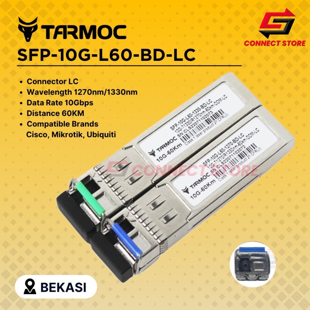 SFP+ Transceiver 10G Bidi 60KM | SFP-10G-BD-60KM|Singlecore LC