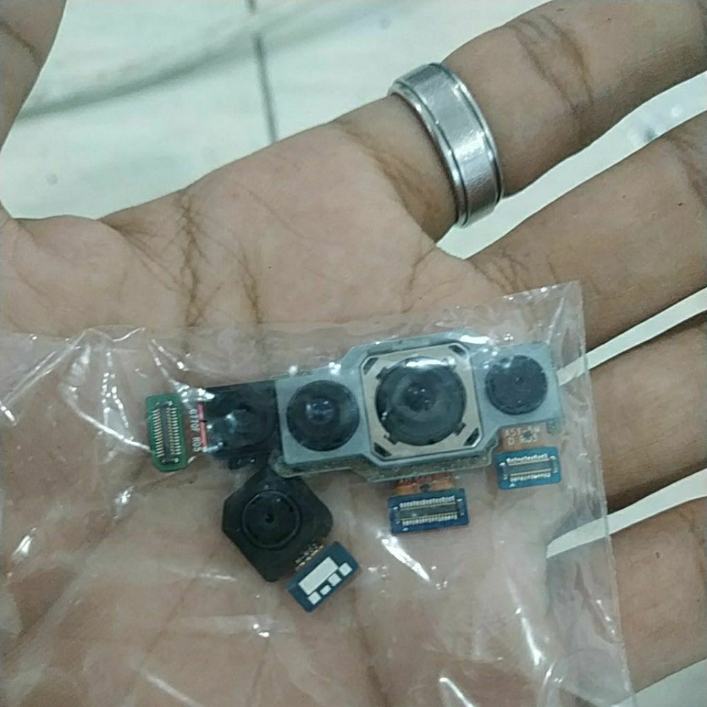 kamera depan belakang set bekas Samsung a71