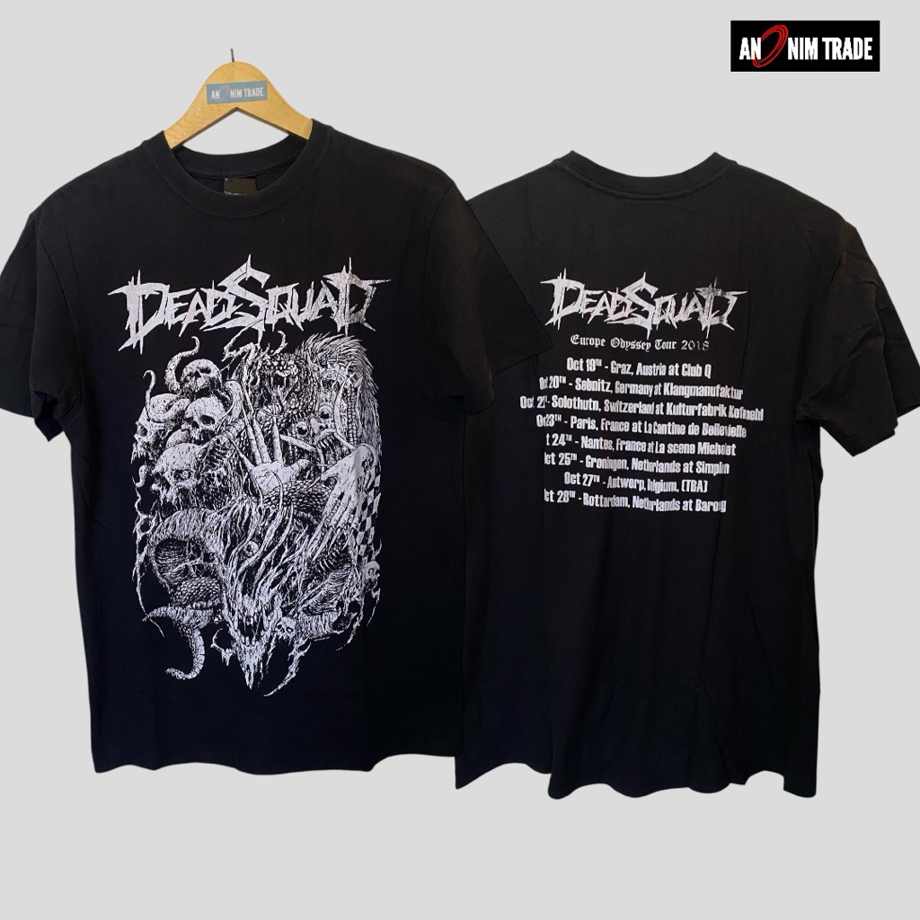 Kaos Band Deadsquad - Tour Eropa 2018 - Original