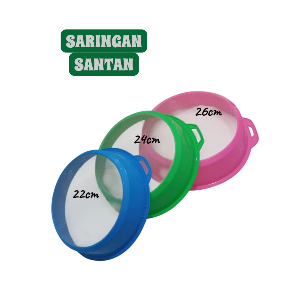 SARINGAN SANTAN PLASTIK / SARINGAN SANTAN KELAPA PLASTIK