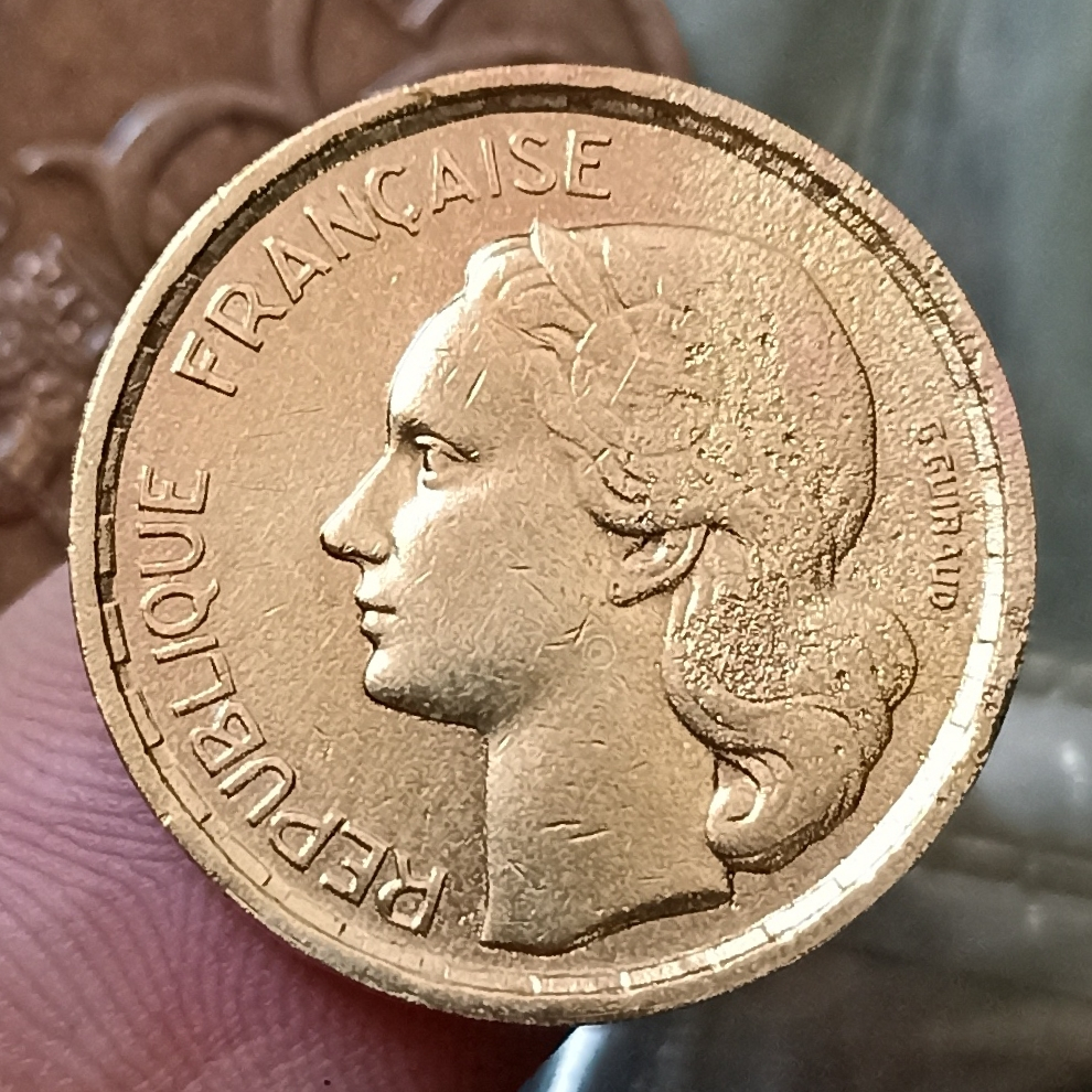 Koin Kuno France 10 Francs Tahun 1951