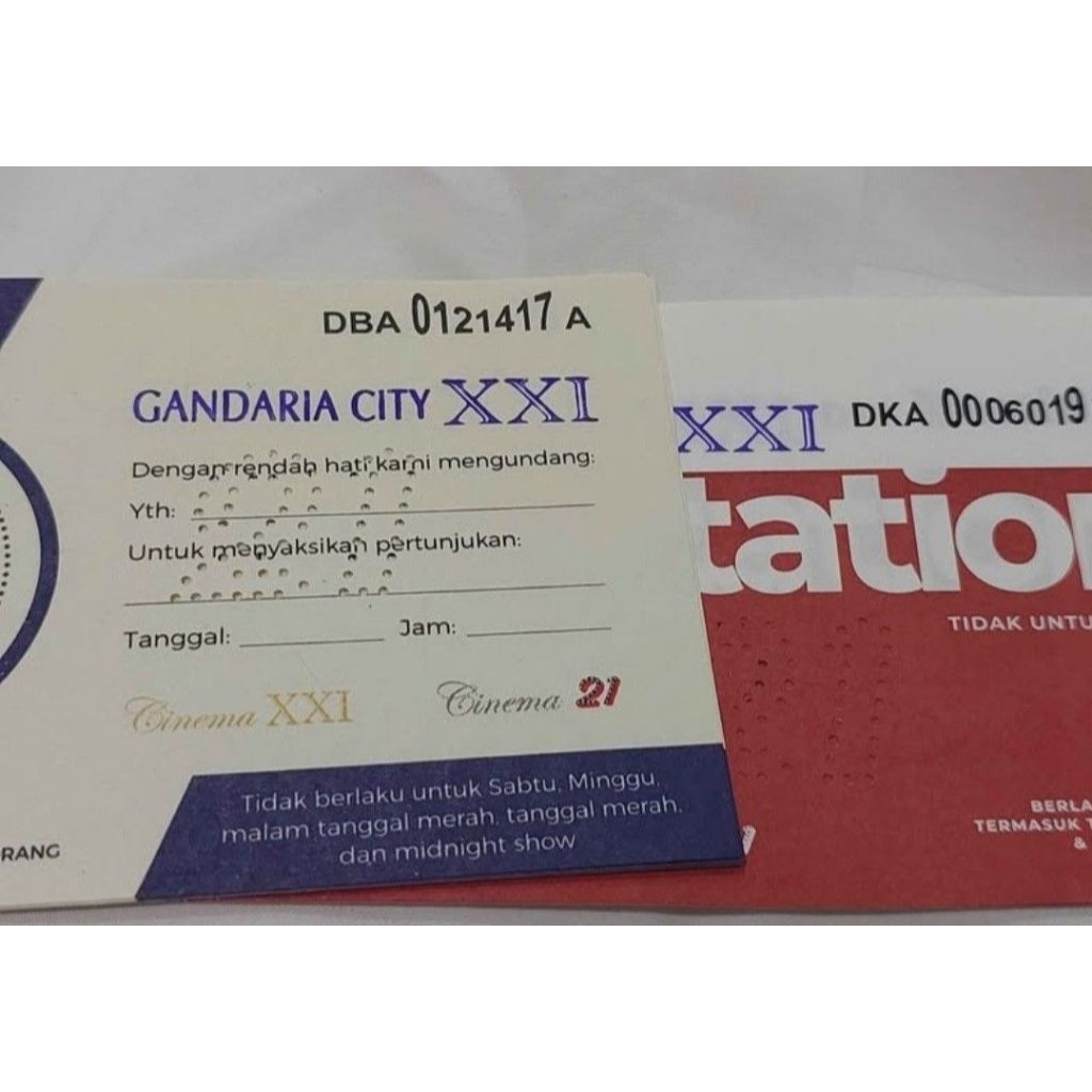 Tiket XXI Gandaria City