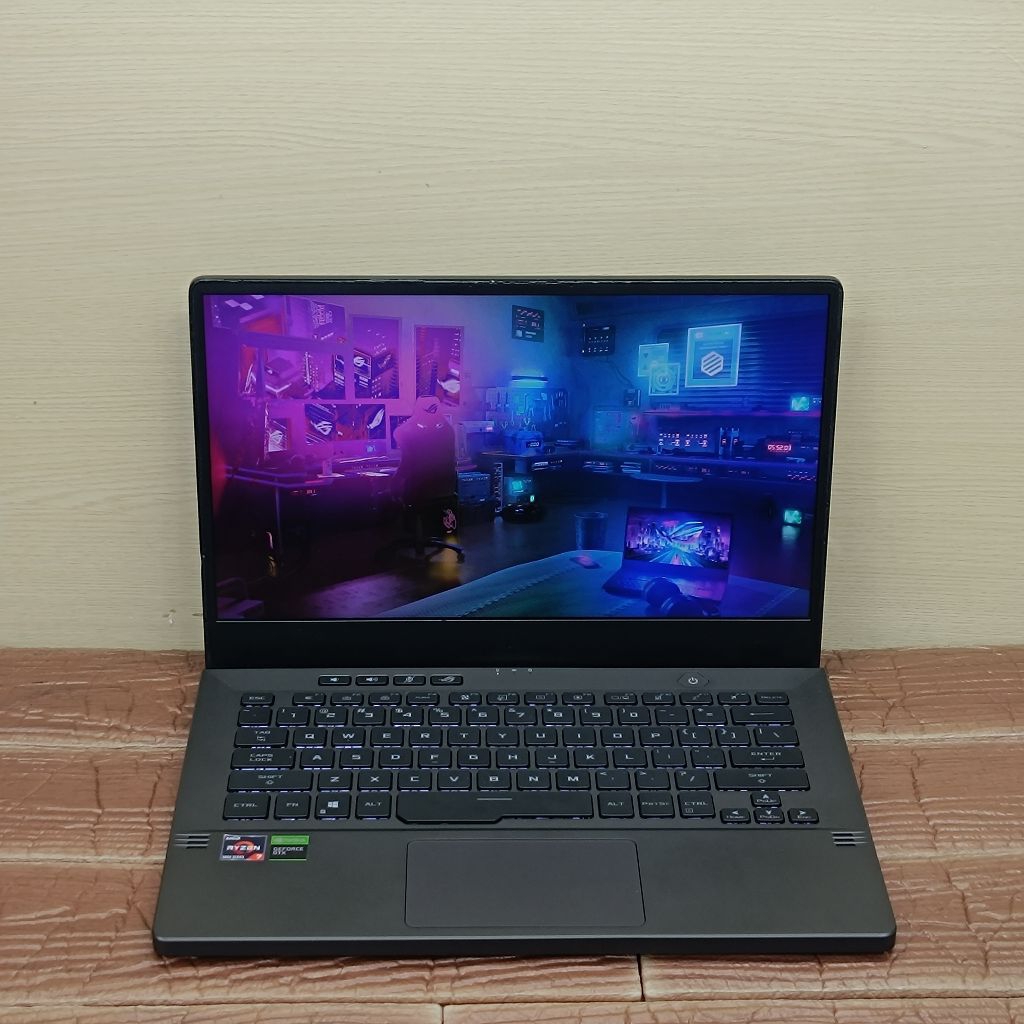 Laptop ROG Zephyrus G14 GA401QH AMD RYZEN 7-5800H RAM 16GB SSD 512GB GTX 1650 144Hz