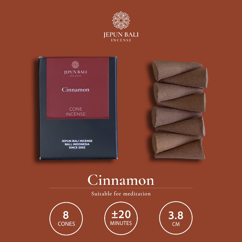 Dupa Kerucut Aromaterapi - Cinnamon - Jepun Bali Incense