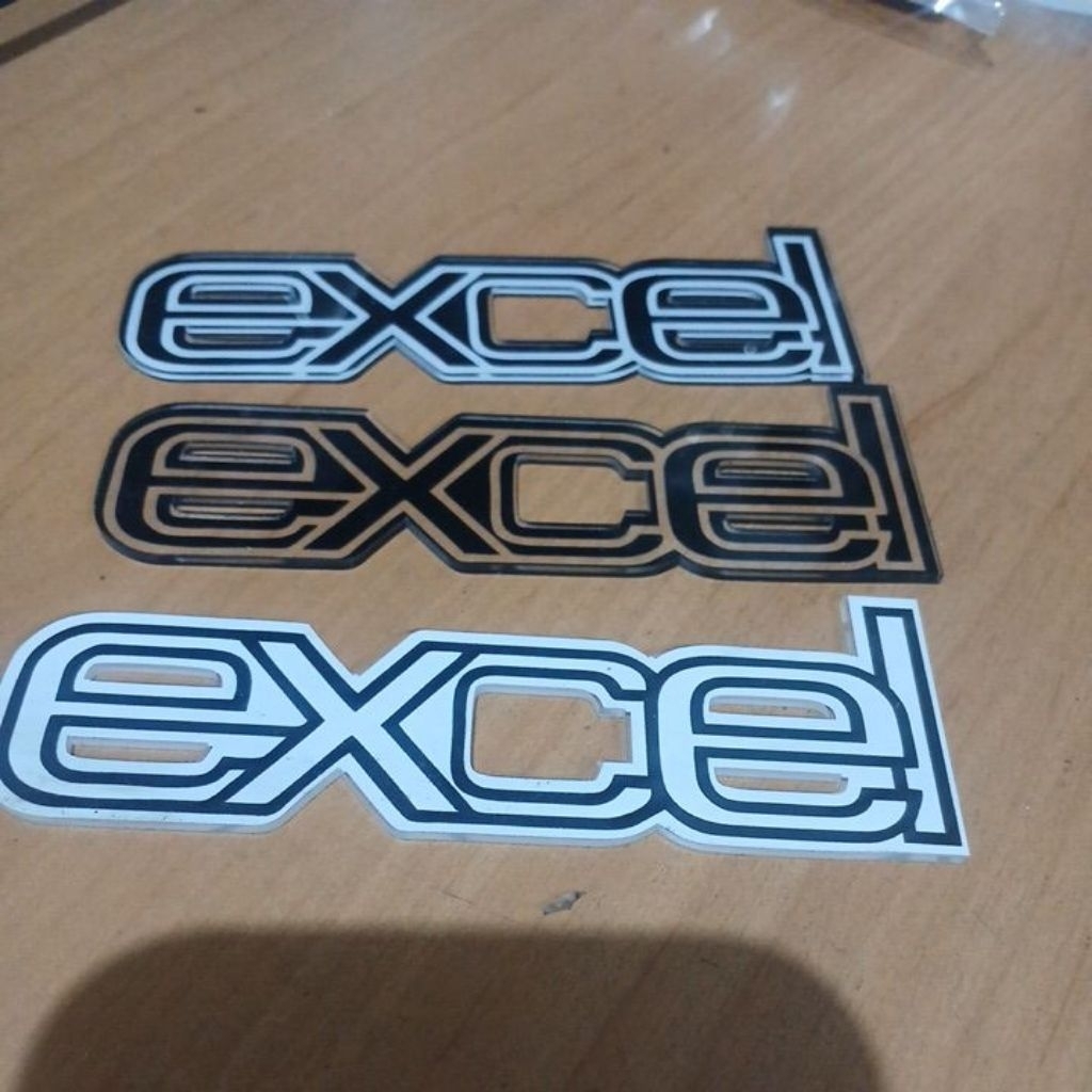 emblem vespa excel emblem tepong akrilik
