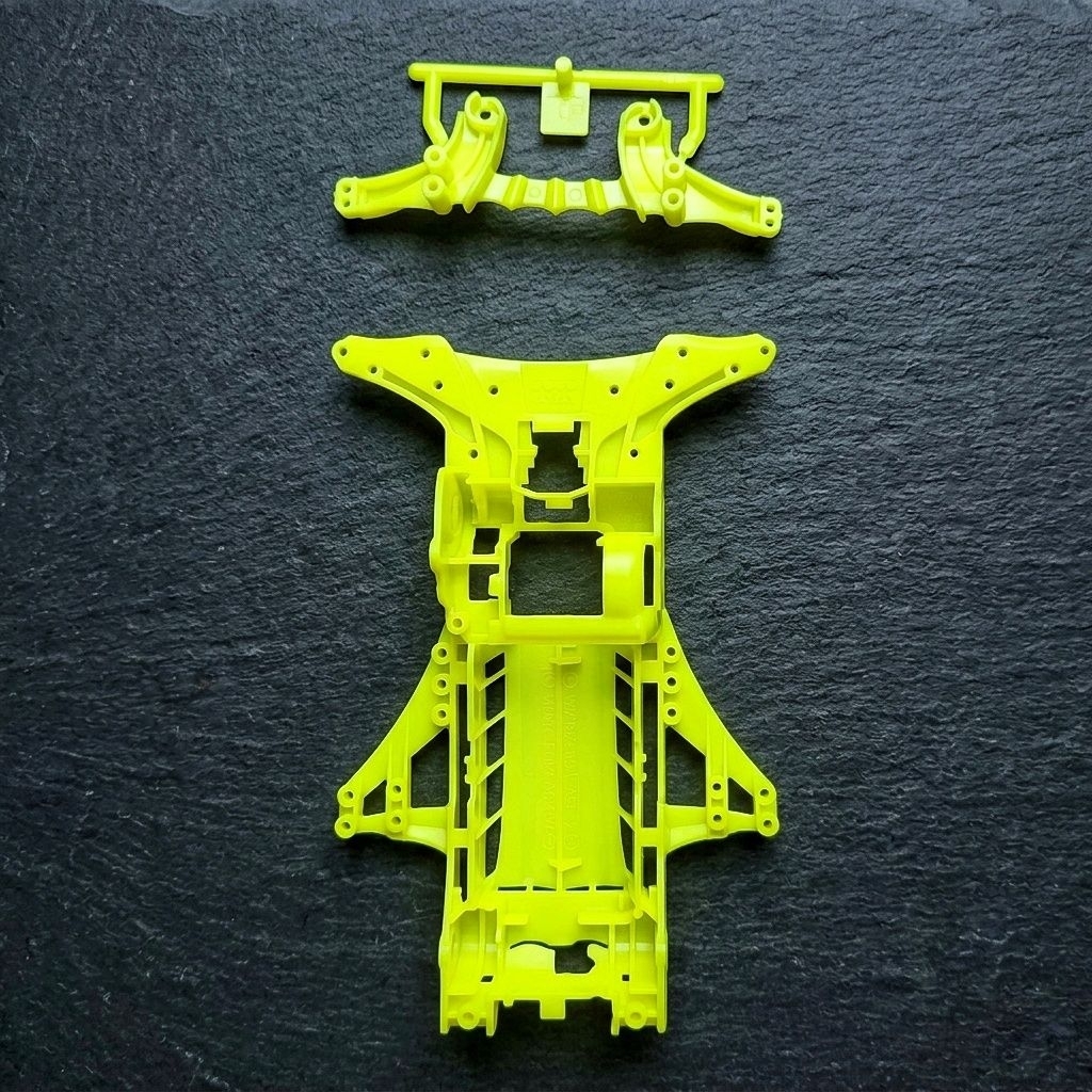 Tamiya FMA Chassis Hongkong Racing Taxi Yellow Fluorescent - Original