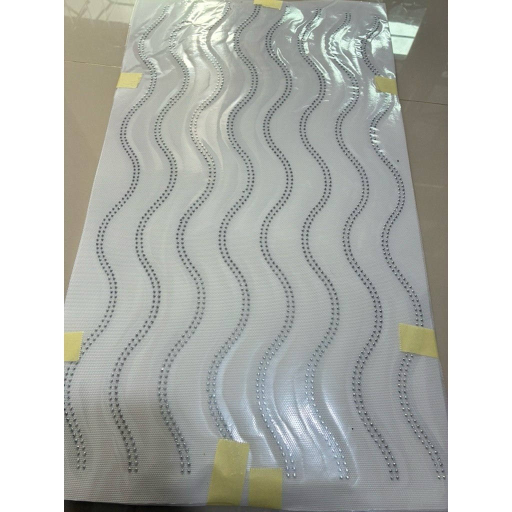 PAYET PRESS MOTE GOSOK SWAROVSKI MOTIF GELOMBANG