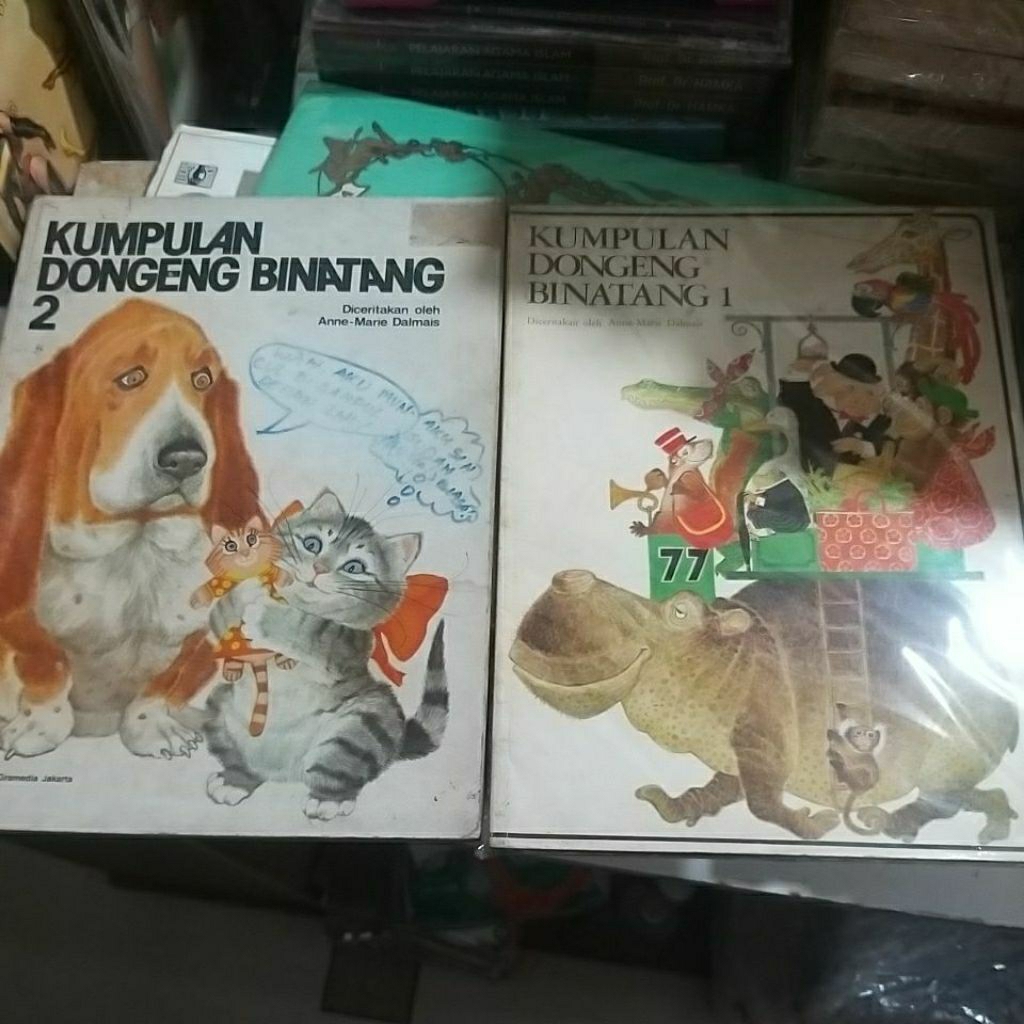 kumpulan dongeng binatang 1 & 2 diceritakan oleh Anne-Marie Dalmais