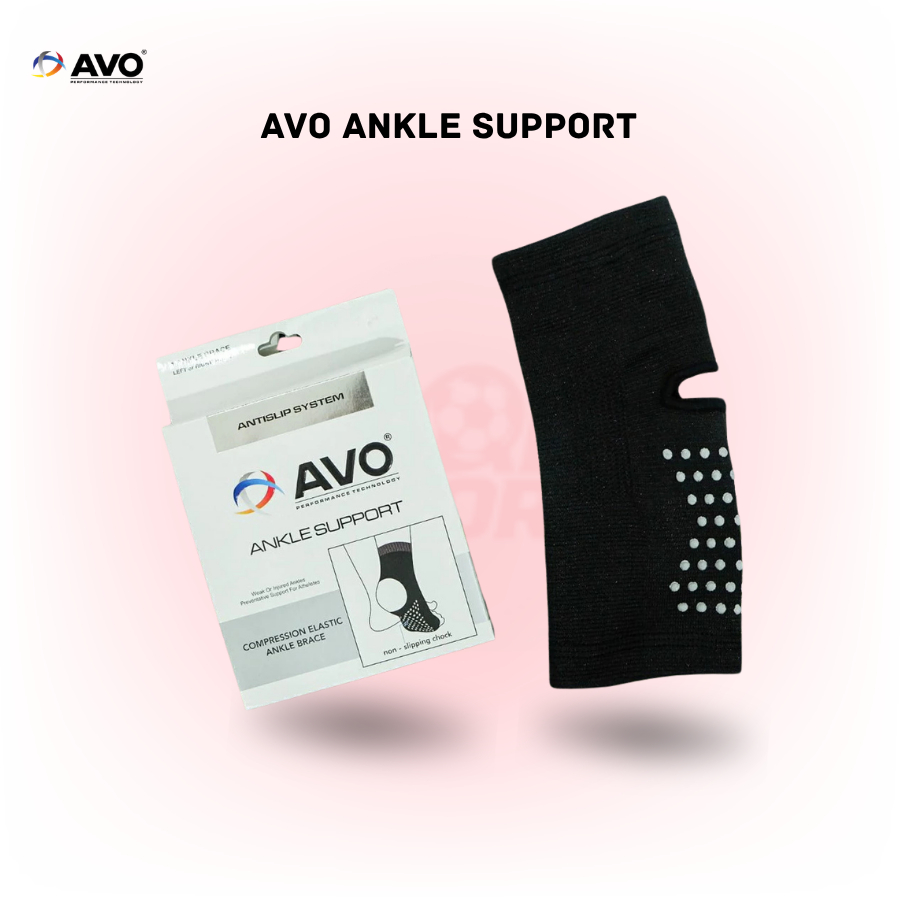 Deker AVO Pelindung Engkel Kaki Ankle Brace Suport Untuk Kaki Cidera Olahraga Volly Futsal Sepakbola