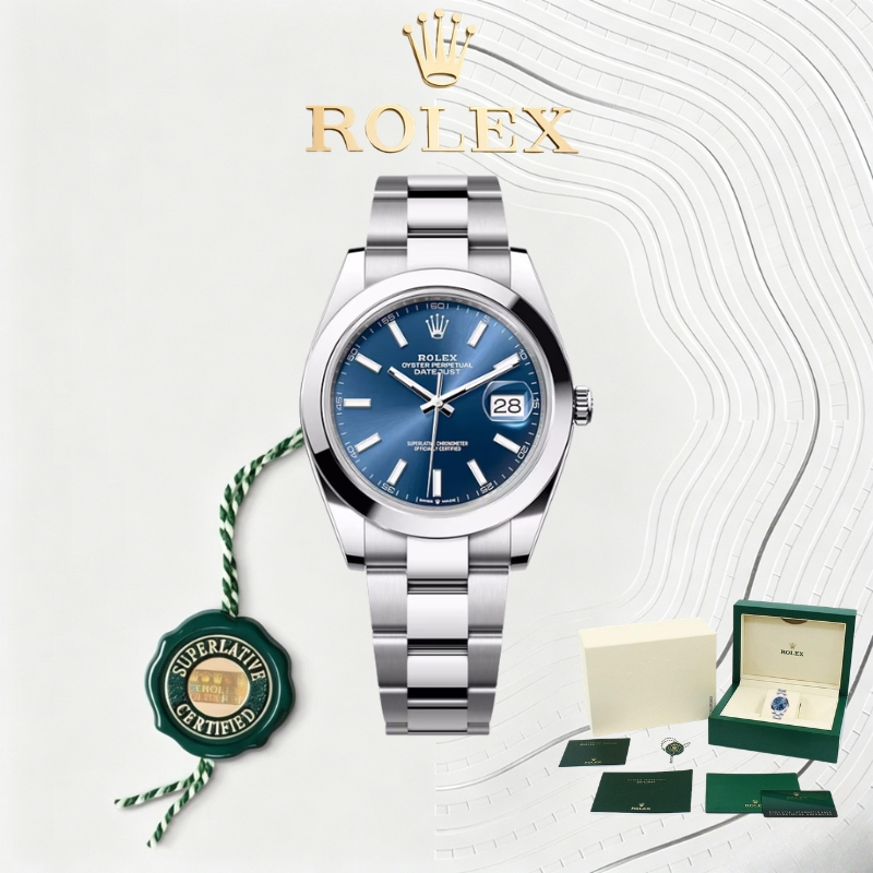 (100% ASLI Rolex) COD Baru Rolex INCLUDE BOX ROLEX Jam Tangan Pria Oyster Perpetual Date - Mekanis W