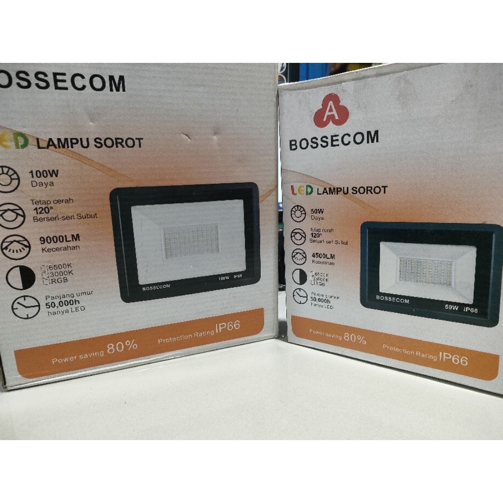 Lampu Sorot LED BOSSECOM 50W dan 100W