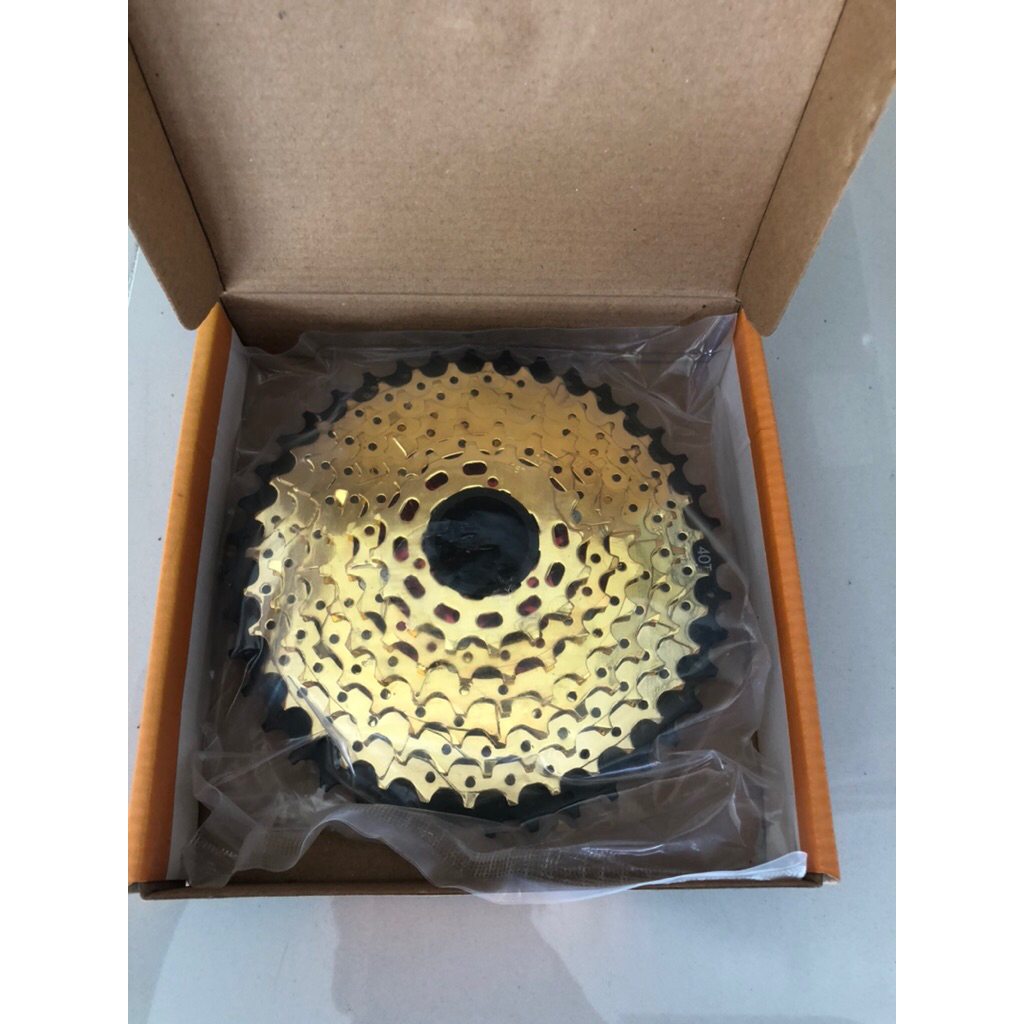 Sprocket  9 Speed 11-40T PLATINUM Premium GOLD Sepeda MTB Seli Roadbike