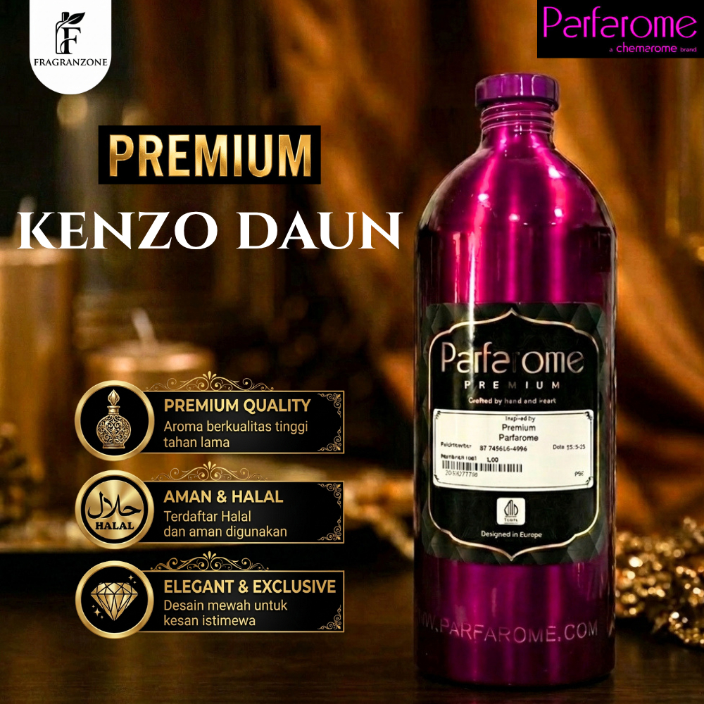 PARFAROME - PREMIUM - Bibit Parfum Murni | PARFAROME - Searah kenzo daun | Kemasan Segel Pabrik (1kg