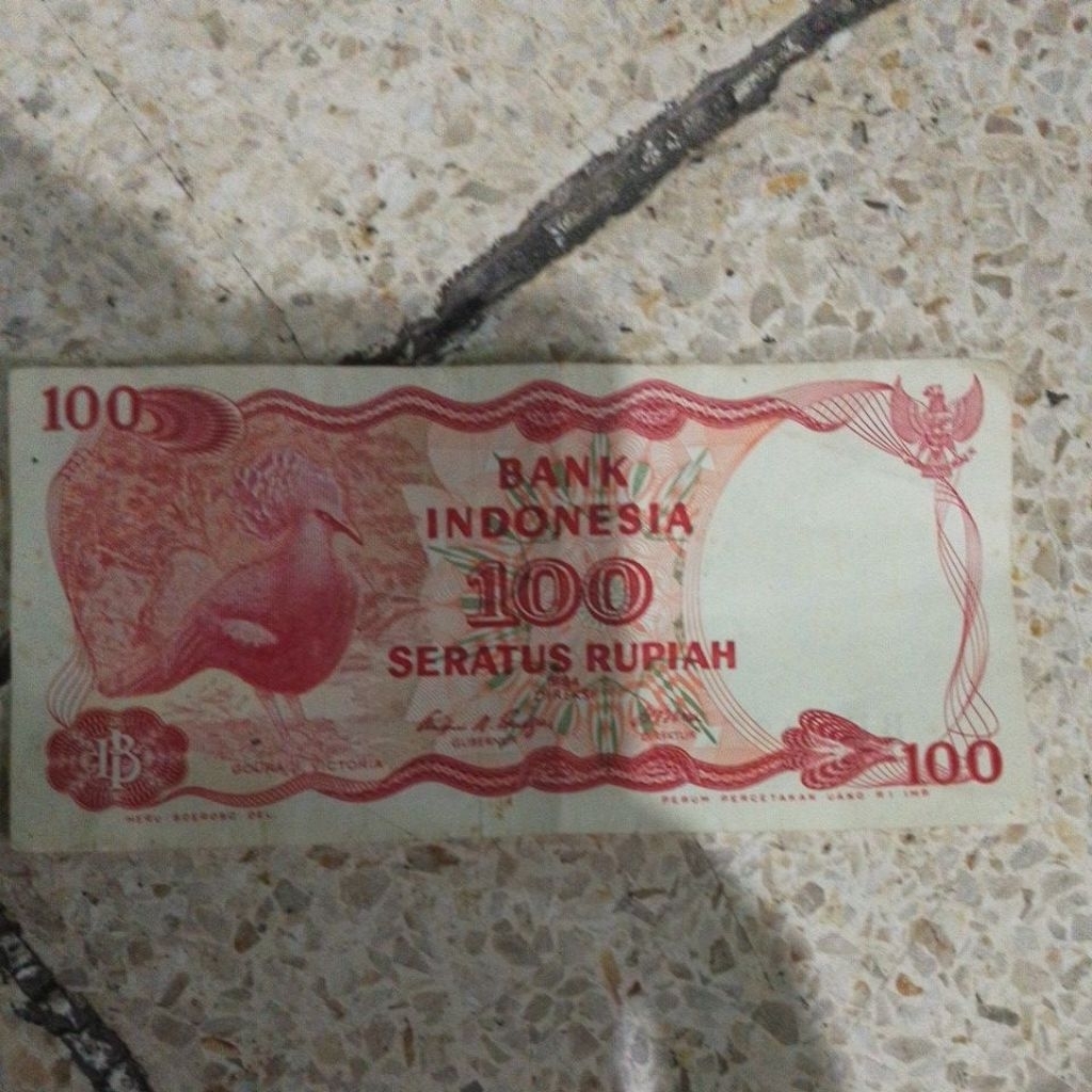 Uang Kertas Kuno Rp. 100