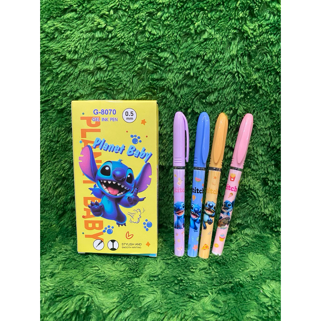 PULPEN BOX TINTA CAIR KARAKTER STICTH ISI 12 PCS(1LUSIN)