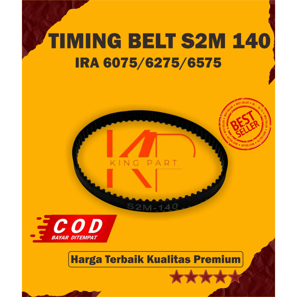 TIMING BELT REGIST S2M 140 IRA 6075 6275 6575