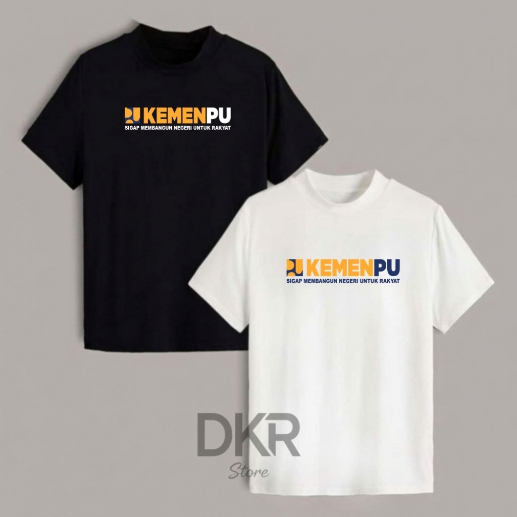 Kaos PUPR Baju Tshirt PUPR Kaos Oblong PUPR uk S - 3XL