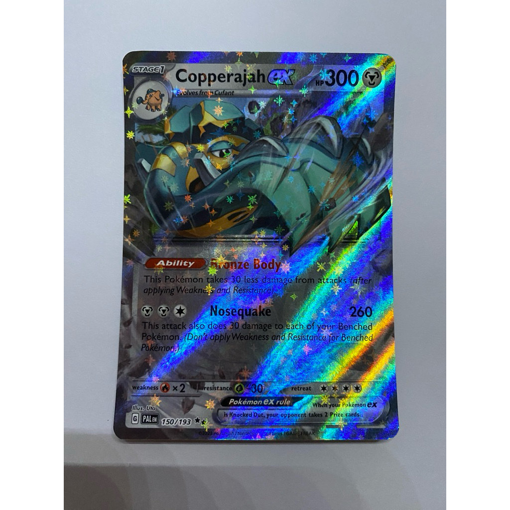 Pokemon TCG Paldea Evolved Copperajah ex English Carda
