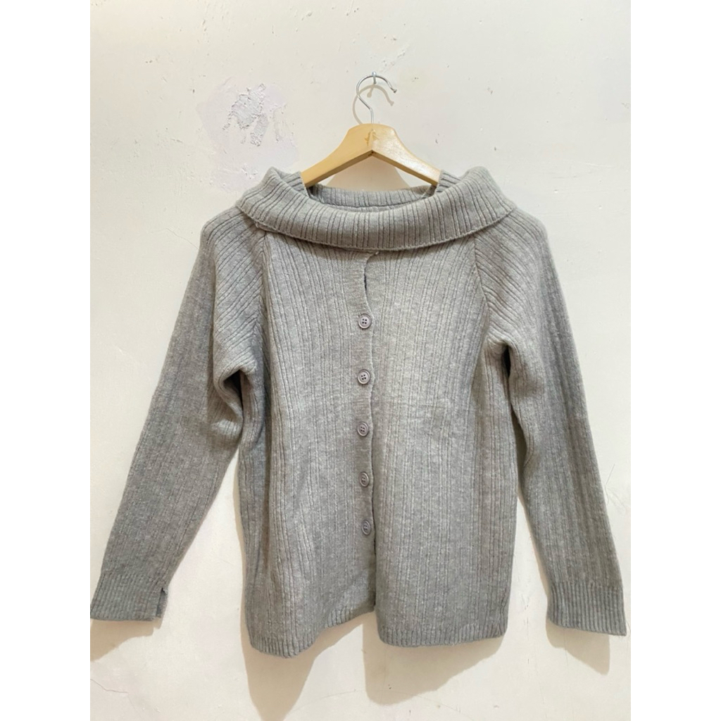 Cardigan Rajut Import Tebal