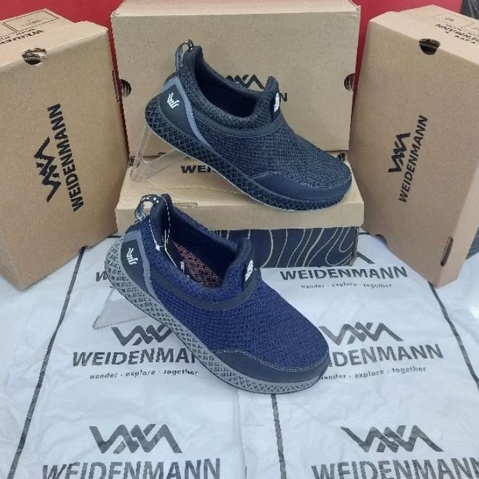 SEPATU WEIDENMAN WOLVO 03 PRIA GREY DAN HITAM ORIGINAL