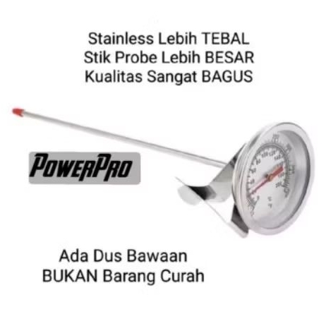 Thermometer Masak Air Kopi Termometer Minyak BBQ Daging Suhu Goreng Termometer Analog