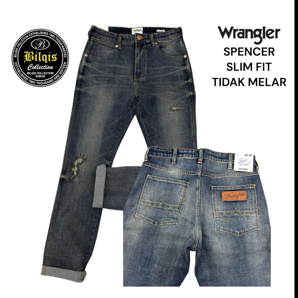 celana panjang wrangler pria original LARSTON SLIM TAPERED